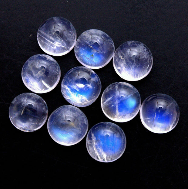 Natural Moonstone 6 MM Round Cabochon Loose Gemstone