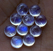 Natural Moonstone 6 MM Round Cabochon Loose Gemstone