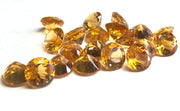 Natural Citrine 6 MM Round Cut Loose Gemstone