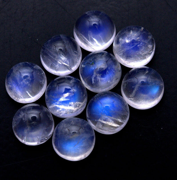 Natural Moonstone 6 MM Round Cabochon Loose Gemstone