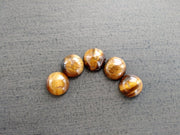 Natural Tiger's Eye 7 MM Round Cabochon Loose Gemstone