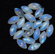 Natural Moonstone 6X12 MM Marquise Cabochon Loose Gemstone