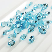 Natural Sky Blue Topaz 6x4 MM Pear Cut Loose Gemstone