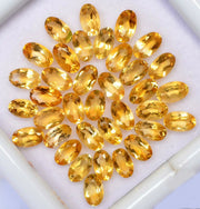 Natural Citrine 6x4 MM Oval Cut Loose Gemstone