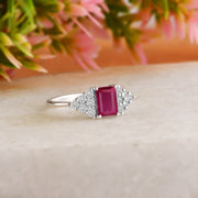 Ruby Gemstone Solid 925 Sterling Silver Ring