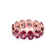 Ruby Gemstone Solid 14k Rose Gold Ring