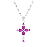 Ruby Gemstone Solid 925 Sterling Silver Pendant