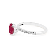 Ruby Gemstone Solid 925 Sterling Silver Ring