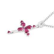Ruby Gemstone Solid 925 Sterling Silver Pendant