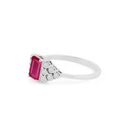 Ruby Gemstone Solid 925 Sterling Silver Ring