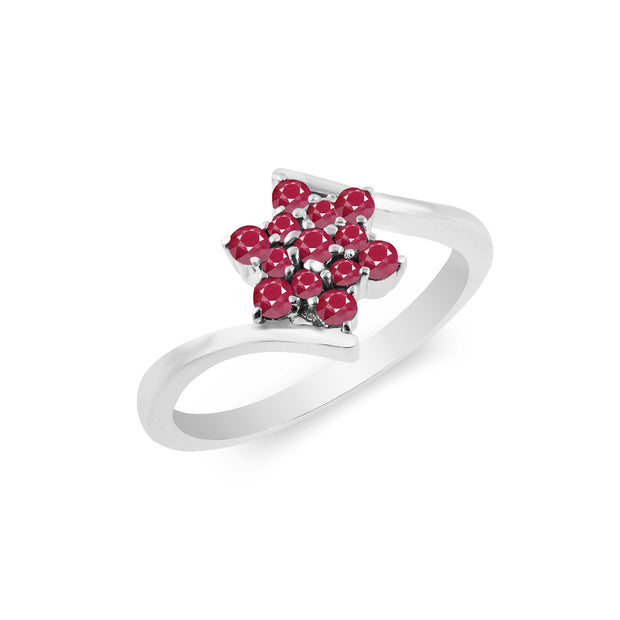 Ruby Gemstone Solid 925 Sterling Silver Ring