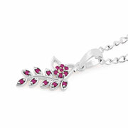 Ruby Gemstone Solid 925 Sterling Silver Pendant