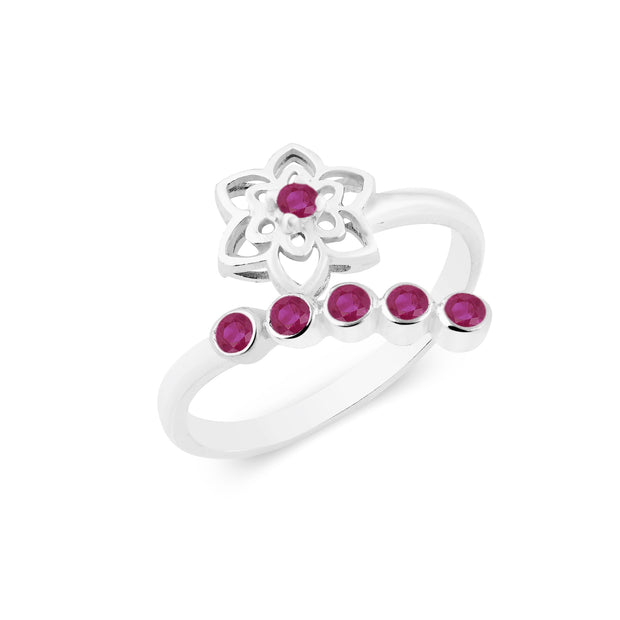Ruby Gemstone Solid 925 Sterling Silver Ring