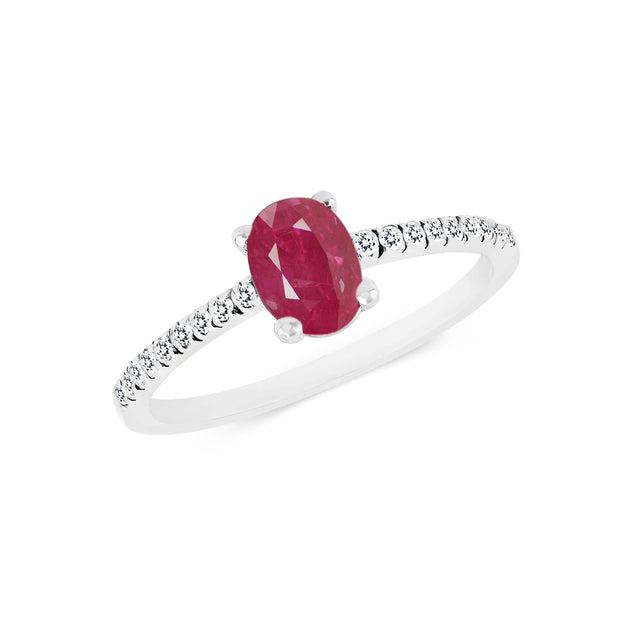 Ruby Gemstone Solid 925 Sterling Silver Ring