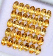 Natural Citrine 7x5 MM Oval Cut Loose Gemstone