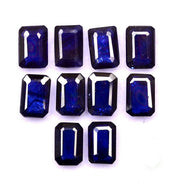 Natural Blue Sapphire 7x5 MM Octagon Cut Loose Gemstone