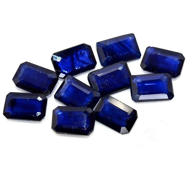 Natural Blue Sapphire 7x5 MM Octagon Cut Loose Gemstone