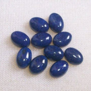 Natural Lapis Lazuli 7x5 MM Oval Cabochon Loose Gemstone