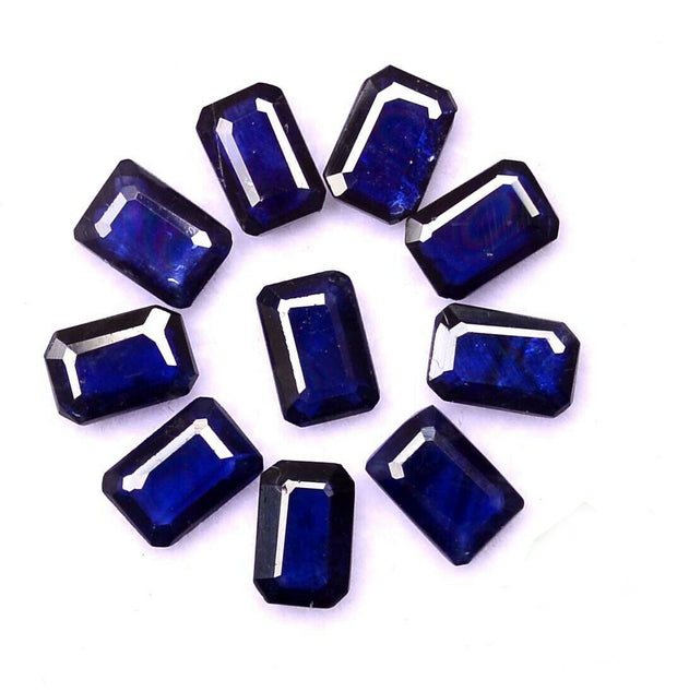 Natural Blue Sapphire 7x5 MM Octagon Cut Loose Gemstone