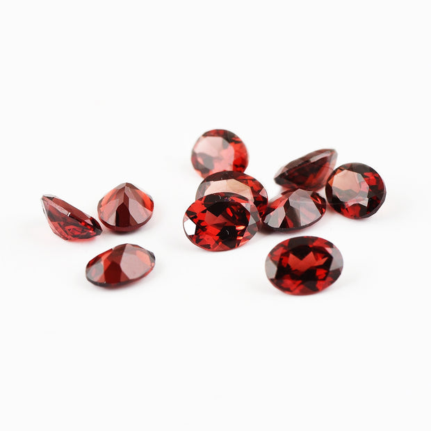 Natural Garnet 5x3 MM Oval Cut Loose Gemstone