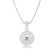 White Topaz Gemstone Solid 925 Sterling Silver Pendant