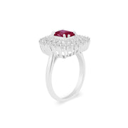 Ruby Gemstone Solid 925 Sterling Silver Ring