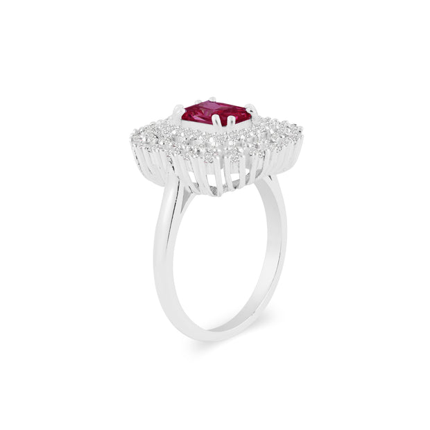 Ruby Gemstone Solid 925 Sterling Silver Ring