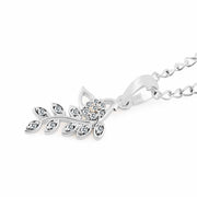 White Topaz Gemstone Solid 925 Sterling Silver Pendant