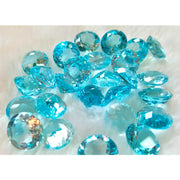 Natural Sky Blue Topaz 8 MM Round Cut Loose Gemstone