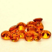 Natural Citrine 8 MM Round Cut Loose Gemstone