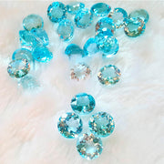 Natural Sky Blue Topaz 8 MM Round Cut Loose Gemstone