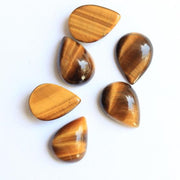 Natural Tiger's Eye 8x5 MM Pear Cabochon Loose Gemstone