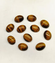 Natural Tiger's Eye 8x6 MM Oval Cabochon Loose Gemstone