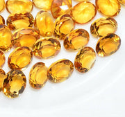 Natural Citrine 8x6 MM Oval Cut Loose Gemstone
