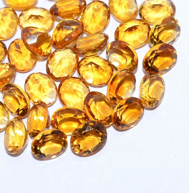 Natural Citrine 8x6 MM Oval Cut Loose Gemstone