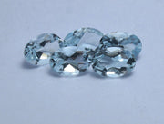 Natural Aquamarine 8x6 MM Oval Cut Loose Gemstone