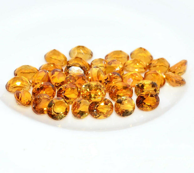 Natural Citrine 8x6 MM Oval Cut Loose Gemstone