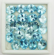 Natural Sky Blue Topaz 8x6 MM Oval Cut Loose Gemstone