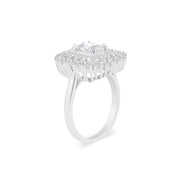 White Topaz Gemstone Solid 925 Sterling Silver Ring