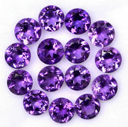 Natural Amethyst 9 MM Round Cut Loose Gemstone