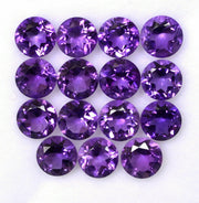 Natural Amethyst 9 MM Round Cut Loose Gemstone
