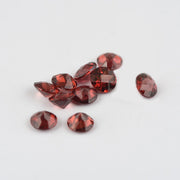 Natural Garnet 6 MM Round Cut Loose Gemstone