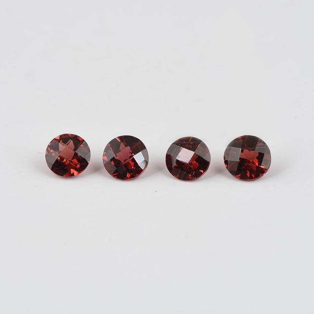 Natural Garnet 6 MM Round Cut Loose Gemstone